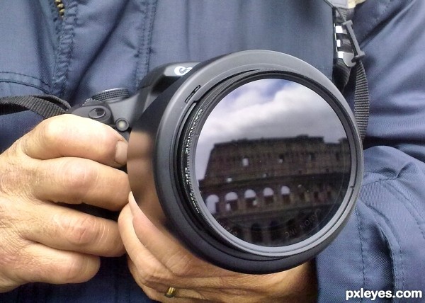 Colosseo photoshop picture